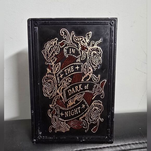 Lot of two Halloween Decor Book of Spells and Poison Bottle Candle - Picture 2 of 14